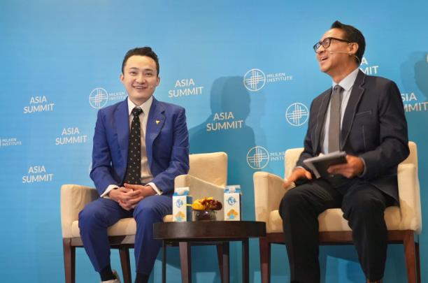 Justin Sun Speaks at the Milken Institute Asia Summit