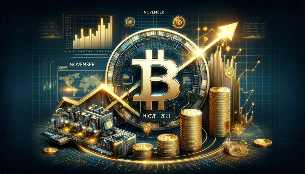 Bitcoin Mining Revenue Reaches Record High in November 2023