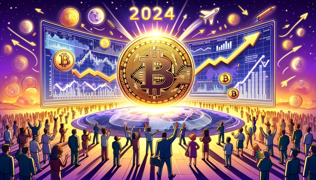 Predictions Indicate Record Highs and Rising Global Adoption for Bitcoin in 2024