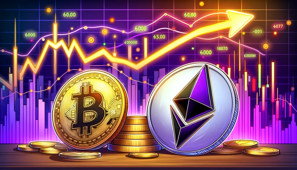 Cryptocurrency Market Fluctuations Bitcoin and Ethereum Show Divergent Trends