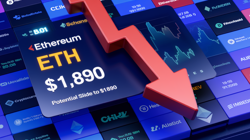 Ethereum Faces Potential Slide to $1,890 Amid Market Uncertainty
